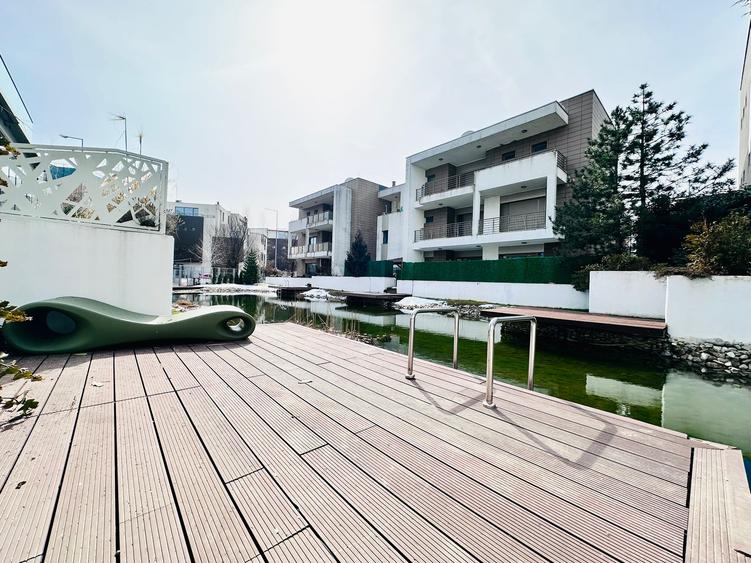 INCHIRIERE vila Baneasa || ponton privat || piscina naturala