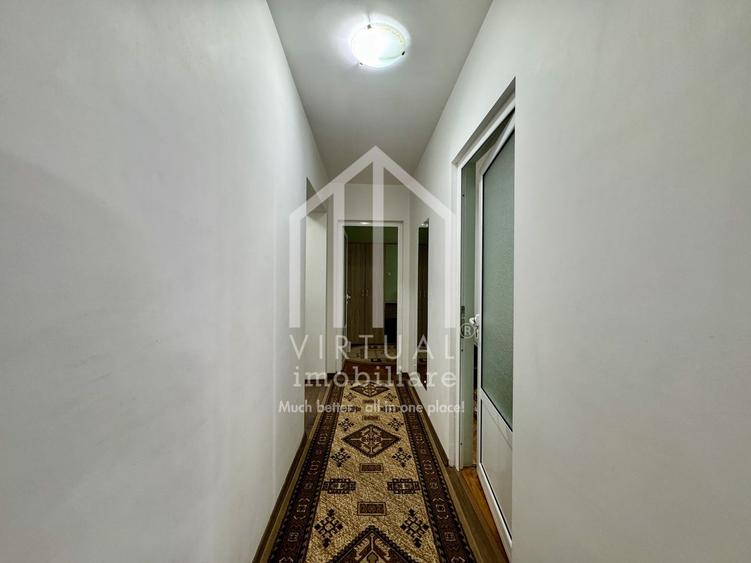 Apartament cu 3 camere, decomandat, 67mp utili + balcon - N. Iorga