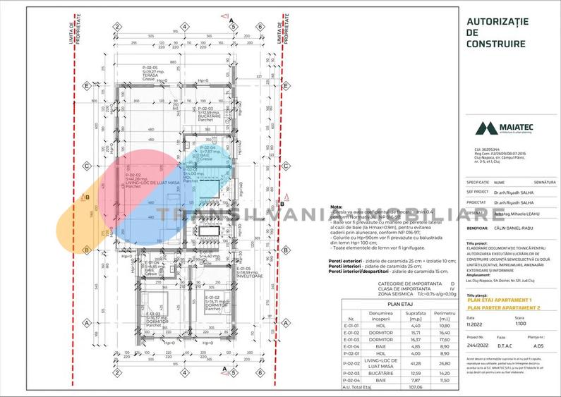 Teren 630 mp cu autorizație pentru două unități locative - Dambul Rotund