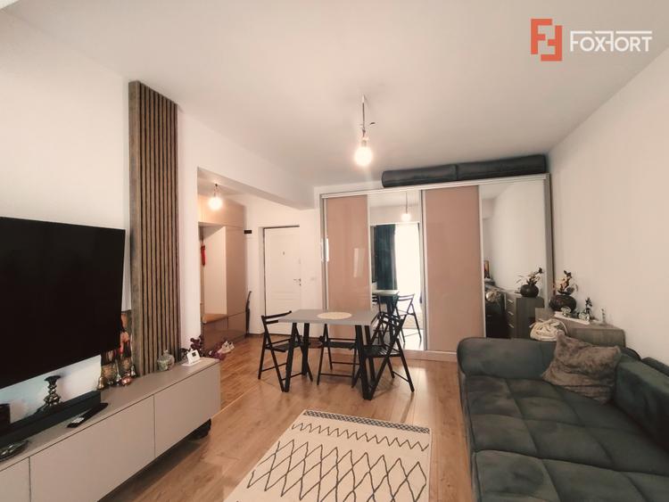 Apartament cu o camera, 37 mp, bucatarie inchisa, et 2 in Giroc - V10051