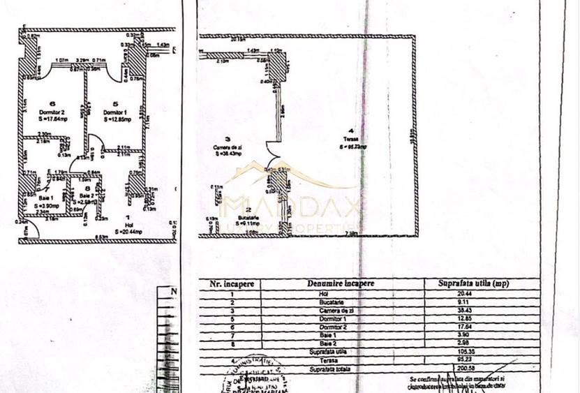 APARTAMENT de LUX cu 3 CAMERE cu Terasa si loc de parcare - 34
