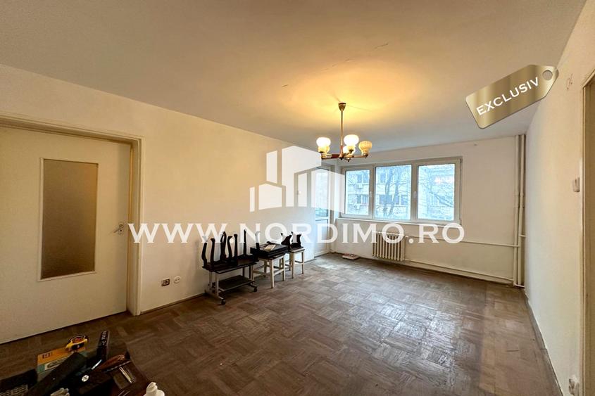 Apartament cu 3 camere + balcon, semidecomandat, 61mp, Calea Giulesti