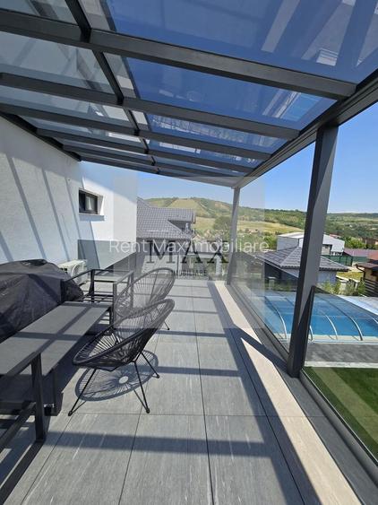 Vilă ultra-premium cu SPA și piscină de vânzare Chinteni Cluj - 10