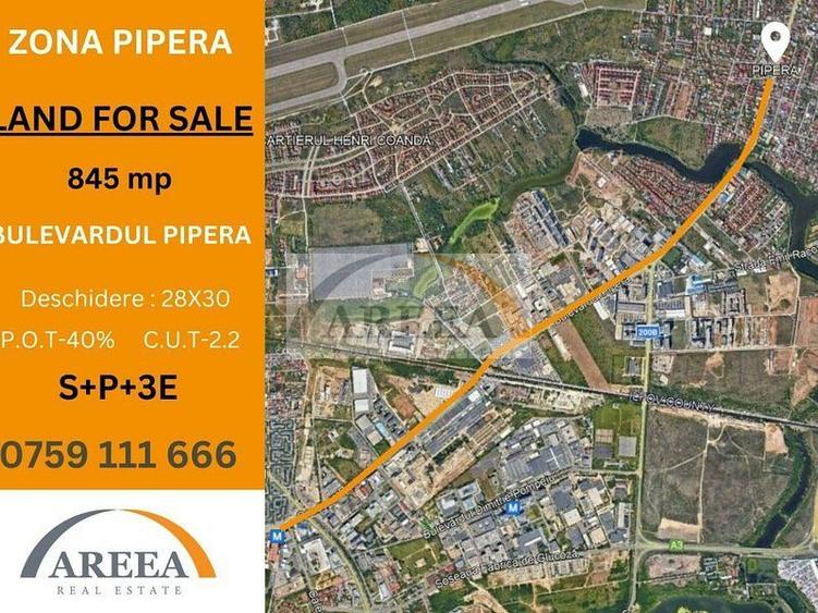 Teren de vanzare-locatie unica in Bulevardul Pipera