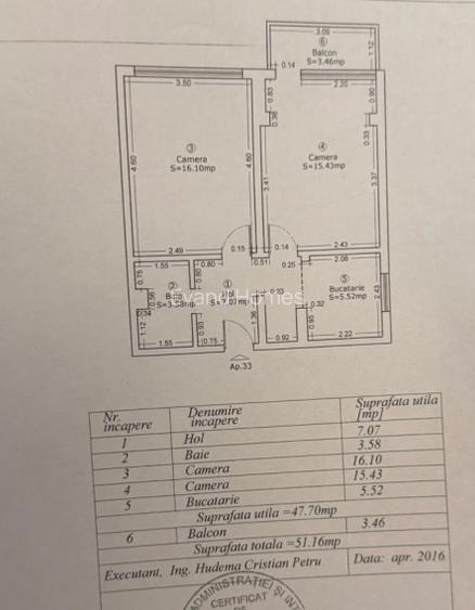 Apartament 2 camere decomandat-panorama superba-Complexul Studentesc - 19