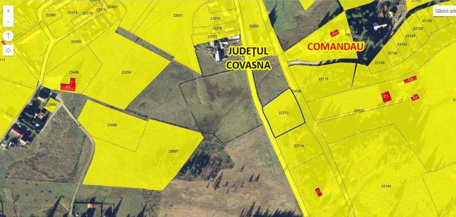 OPORTUNITATE EXCELENTĂ-de vânzare teren intravilan, COMANDĂU, COVASNA