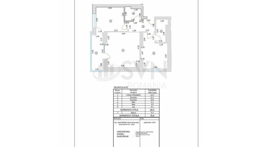REA1027428 Apartament 3 Camere I Cortina North I Chirie