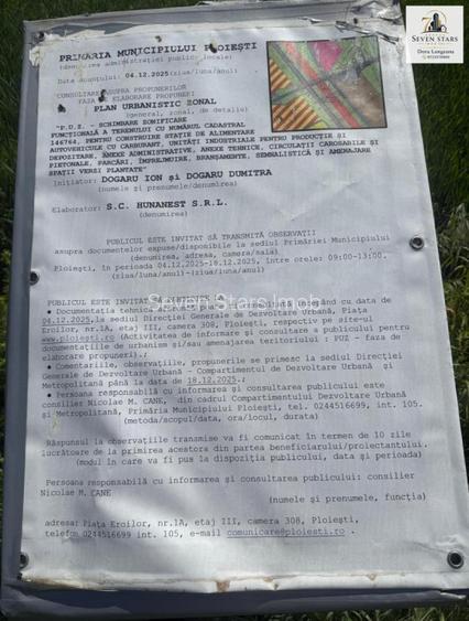 Teren intravilan de vanzare, Parcul Municipal Ploiesti Vest, 20001 mp - 10