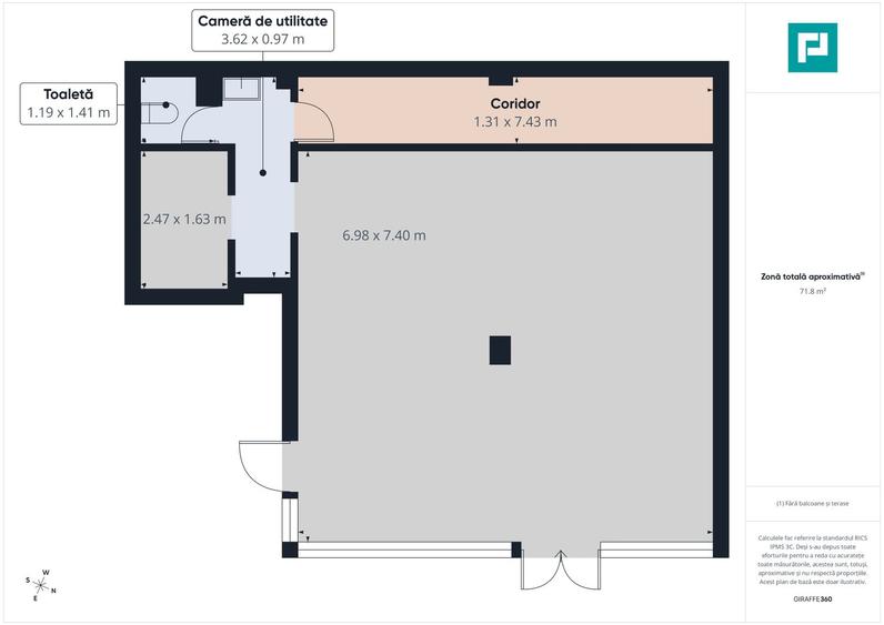 Spațiu comercial de inchiriat – Piața București