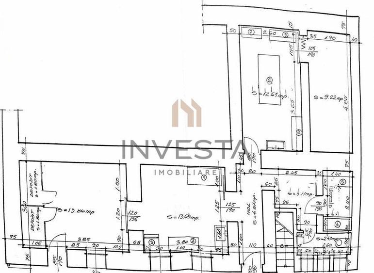 Casa cu 4 camere de inchiriat cu 2 locuri de parcare, zona 7 Strazi - 1