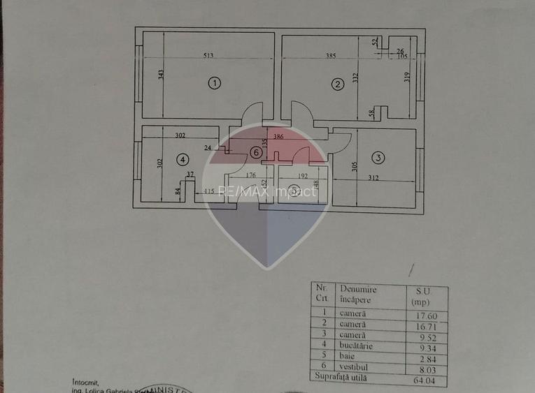 Apartament cu 3 camere de vanzare, 64 mp, decomandat, Politehnica - 3