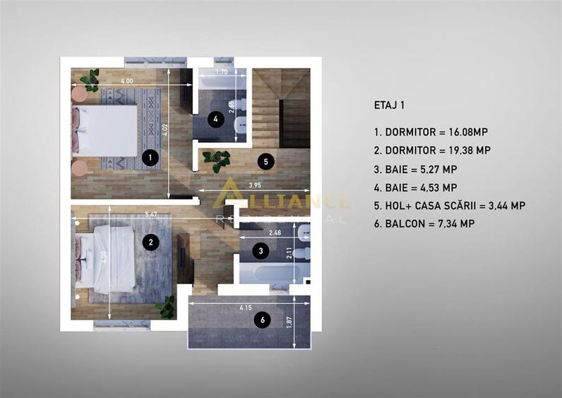 Casa Tip Duplex P+1, Strada Astrelor