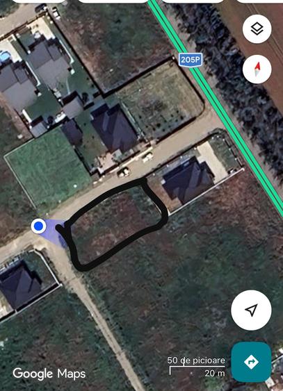 Teren intravilan de vânzare – 592 mp – Vânători | zonă liniștită