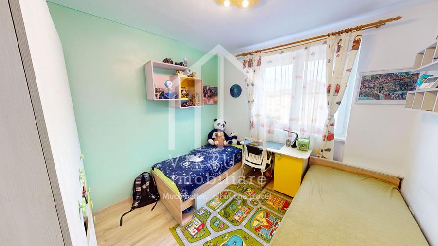 Apartament cu 3 camere, 63mp utili, mobilat si utilat, zona Rahovei