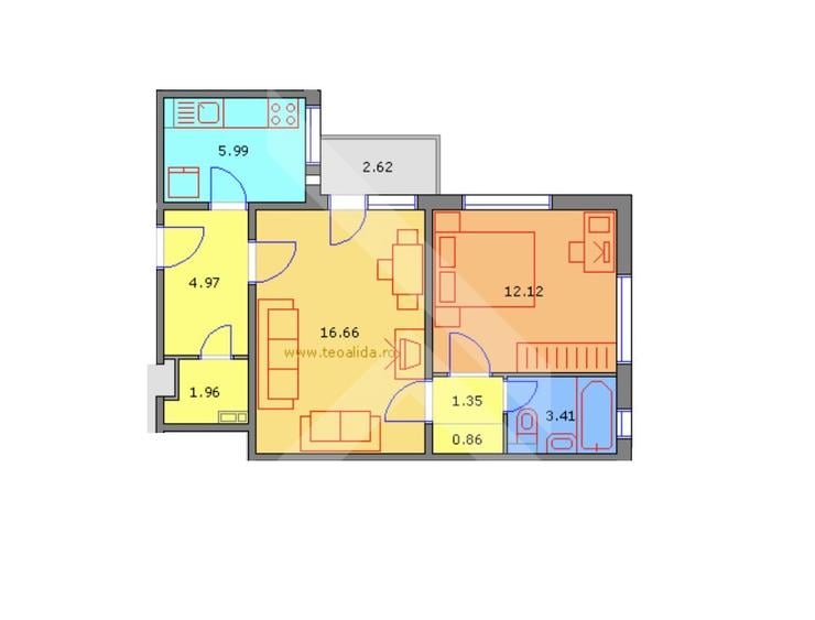 Apartament 2 camere - Drumul Taberei (vis a vis AFI Cotroceni) (Comision ZERO)