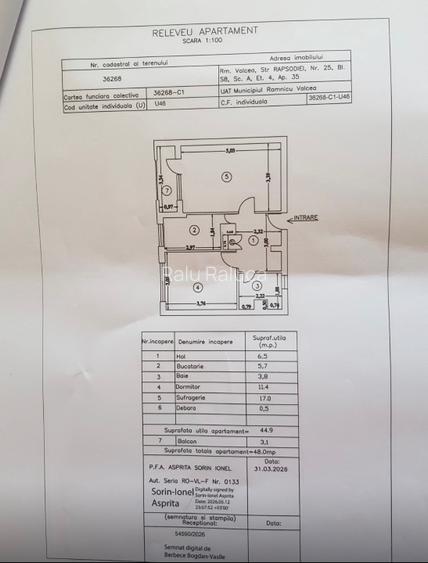 Apartament 2 camere decomandat de vânzare – Zona Nord, Râmnicu Vâlcea - 3