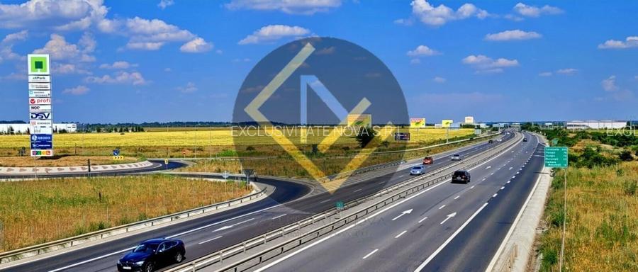 Autostrada A1 km23 acces A0 teren 10 HA -75 HA Logistic MOBEXPERT utilitati - 2