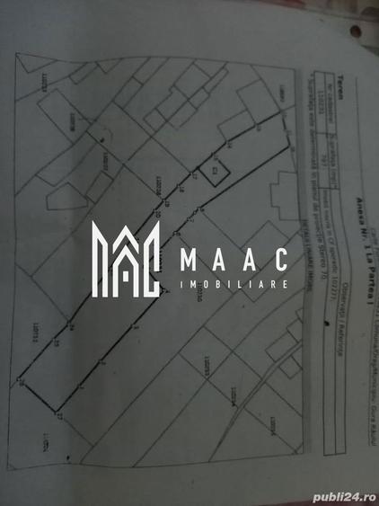 Teren intravilan 800 mp | Centru Gura Râului | Ideal construcție