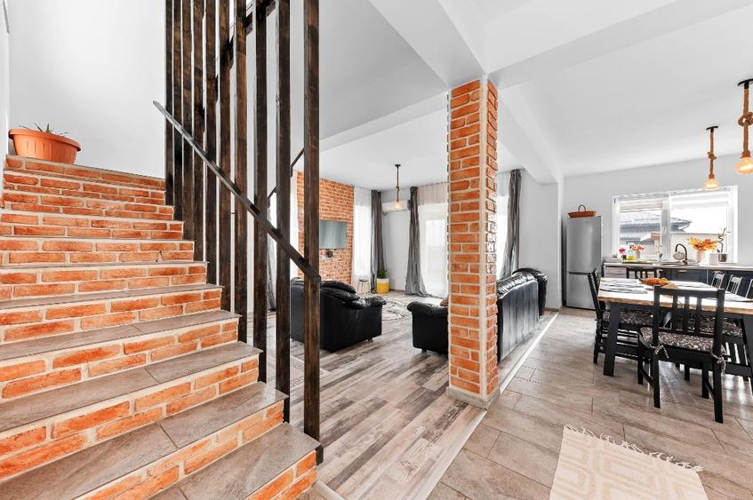 Casă nouă P+E+Pod – ECO – complet mobilată – mutare imediată – Dragomirești-Deal