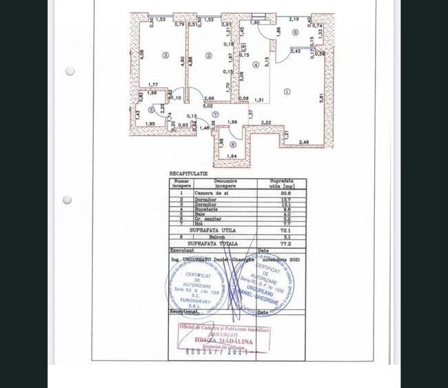 Apartament cu 3 camere și 2 băi în Tineretului Văcărești