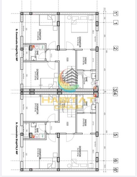 Casă spațioasă P+1+M | 5 camere, 4 băi și dressing - 4