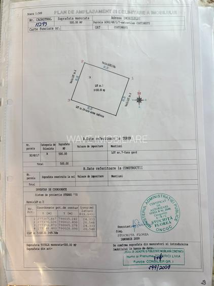 Teren 500 mp in Costinesti pentru investitie