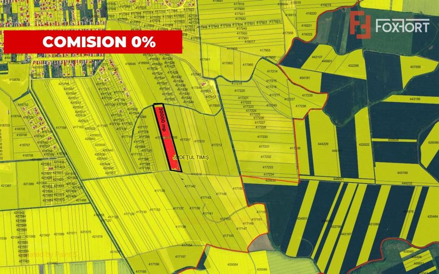 Teren extravilan, zona Cartierul Primaverii - Comision 0%