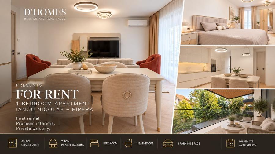 Chirie I Apartament Premium 2 Camere | ARQA Village | Iancu Nicolae