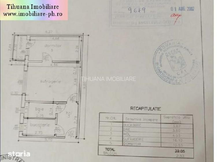 Apartament 2 camere de vanzare : Vest-(Cosminele) - 9