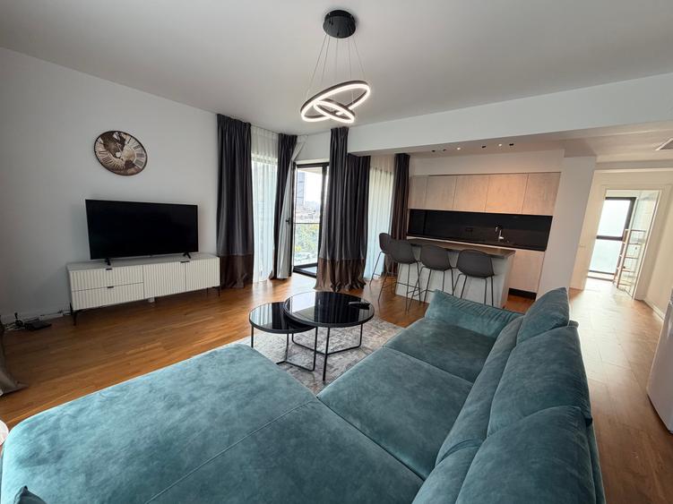 Apartament în bloc nou boutique lângă Herăstrău,mobilat complet