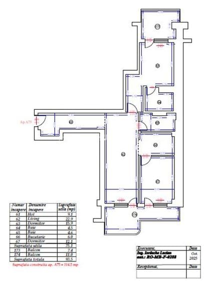 Apartament 3 Camere 2 bai|COMISION 0%|Pipera|Mobilat Utilat|Parcare - 10
