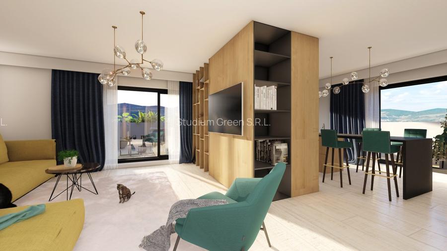 Penthouse, 4 camere, 94 mp cu cf  si parcare gratis in Wings - 8