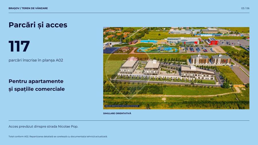 Teren 8.272 mp în Brașov | Proiect 100 de apartamente | 0% COMISION