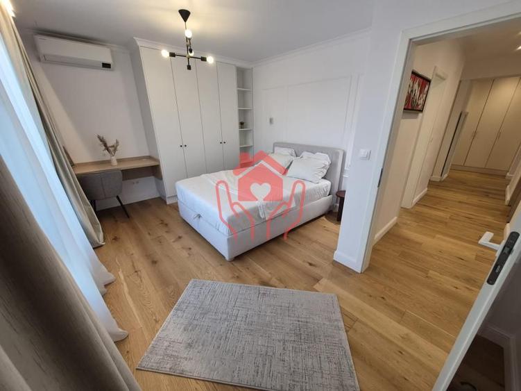 BANEASA (Parcul Herastrau)-3 camere premium 114 mp, design de interior, parcare