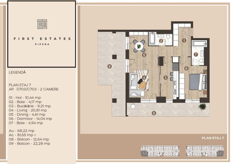 Apartament 2 camere | Complex nou | Incalzire ecologica | Finisaje calitative
