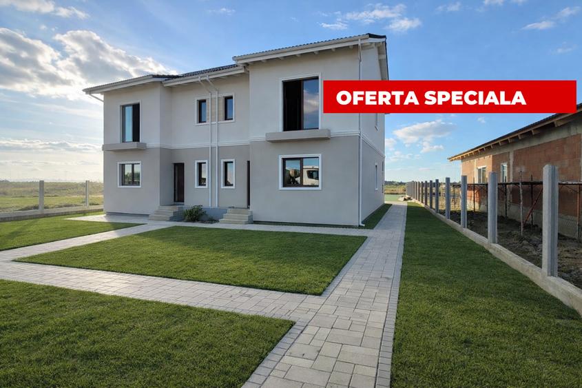 Duplex modern - 94 mp - Cartier asfaltat - Mosnita