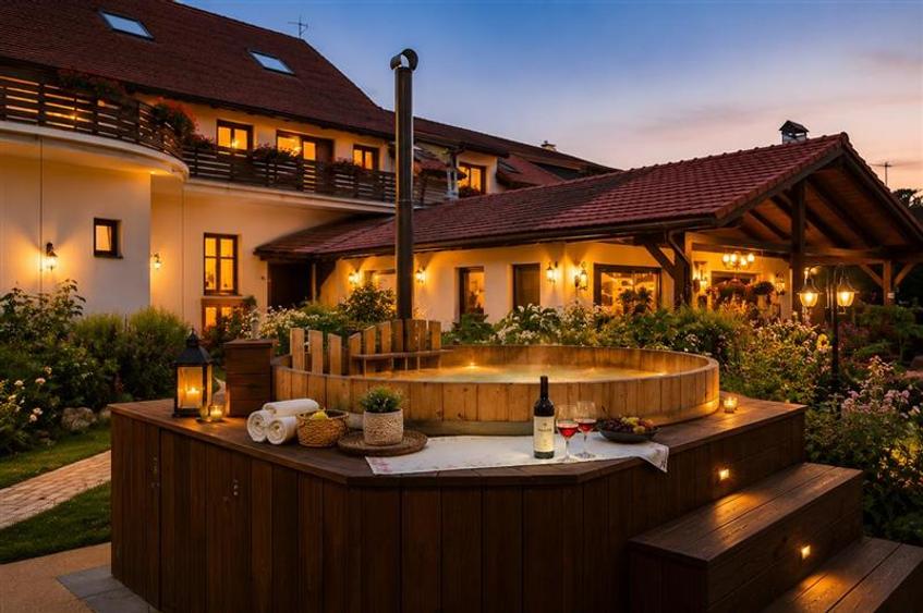 Hotel 3* + Pensiune 4*, piscina, teren tenis, 6.200mp parc privat +, Sanpetru, B