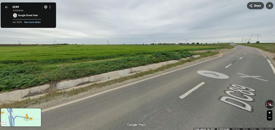 Teren extravilan lângă autostrada A4
