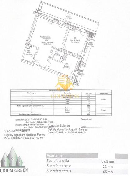 3 camere in cel mai notoriu bloc din Cluj | Wings Zorilor| Tereasa 21m - 1