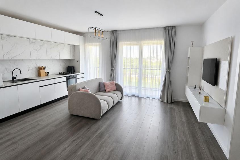 Apartament 2 camere, finisat, parcare, str Avram Iancu Floresti