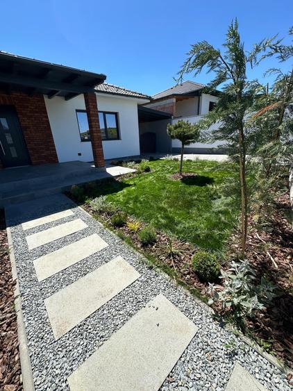 Casa pe un nivel, 118mp utili, terasa 28mp, teren 505mp, Popesti Vale