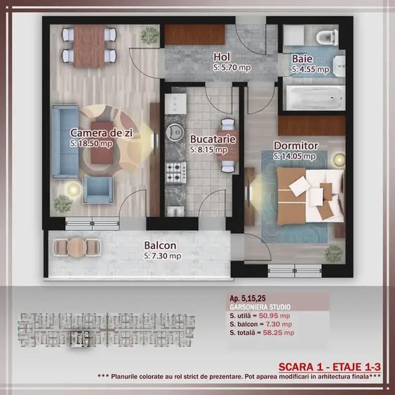 Apartament 2 decomandat Theodor Pallady metrou Nicolae Teclu