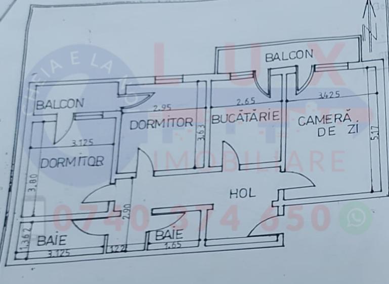 ID 3671 | Apartament 3 camere | Strada Victoriei | Etaj 2
