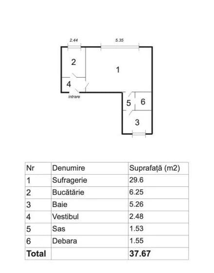 Garsoniera | Piata Sudului | Decomandata | Renovata | Metrou in Proximitate