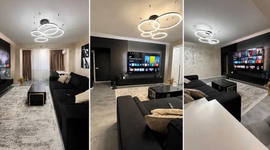 Apartament 3 Camere,Giulesti,bl.reabilitat,et.1/8,Amenajat,mobilat,utilat