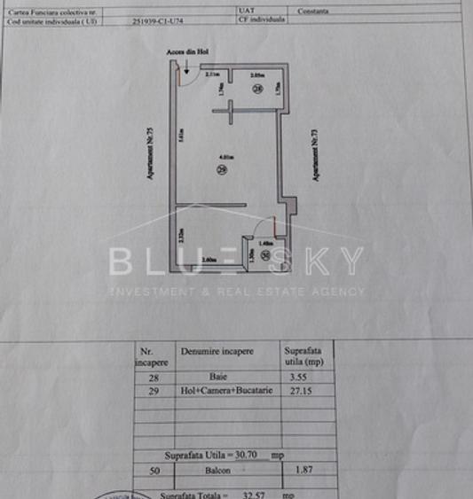 Studio modern în Tomis Nord – Campus Universitar-bloc 2020
