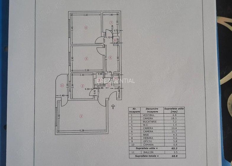 Apartament 3 CAMERE BULEVARDUL UVERTURII - 6