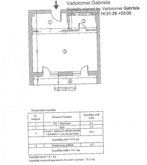 De vanzare garsoniera cu gradina | Parcare inclusa | Rond OMV | H Pipera Lake
