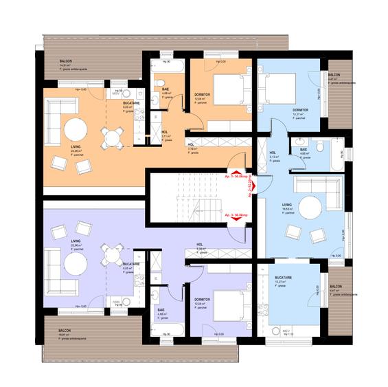 AC la zi apartamente si Penthouse-uri