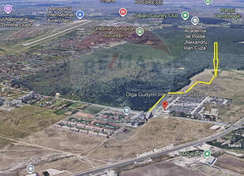 Teren dezvoltare imobiliară rezidențială Pipera lângă Pădurea Băneasa